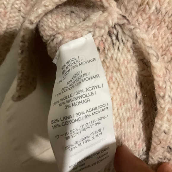 J. Crew Speckled Cream Turtleneck Sweater - Picture 4 of 5